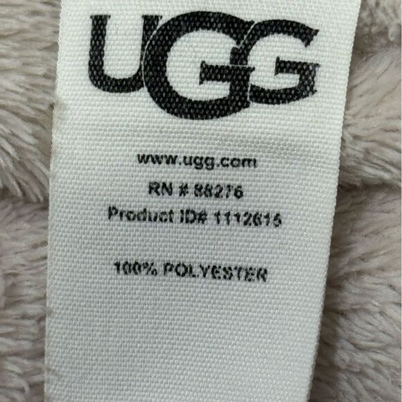 UGG TASHA DOUBLE FLEECE ZIP HOODIE. MOONBEAN. - Picture 5 of 7